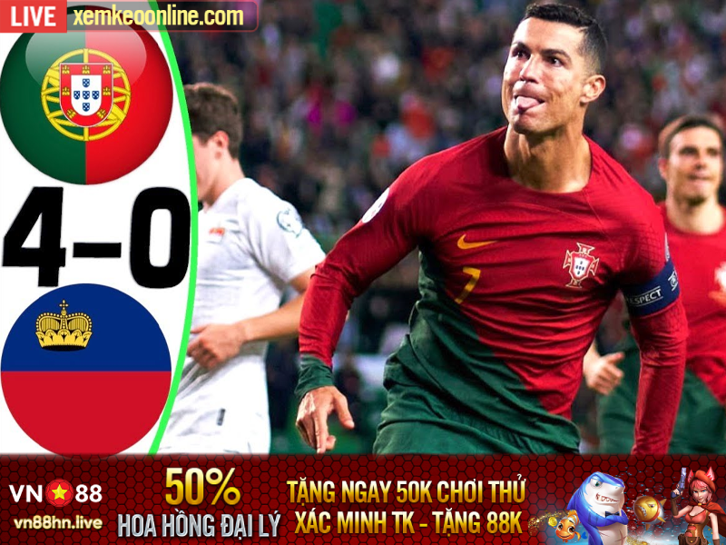 Highlights Vòng Loại Euro | Bồ Đào Nha vs Liechtenstein