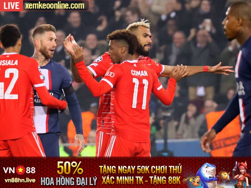 Highlights Cúp C1 Bayern 2-0 PSG - Lượt 2