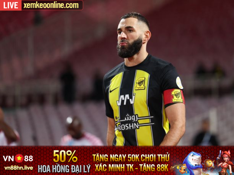 Benzema bị loại khỏi đội hình Al Ittihad